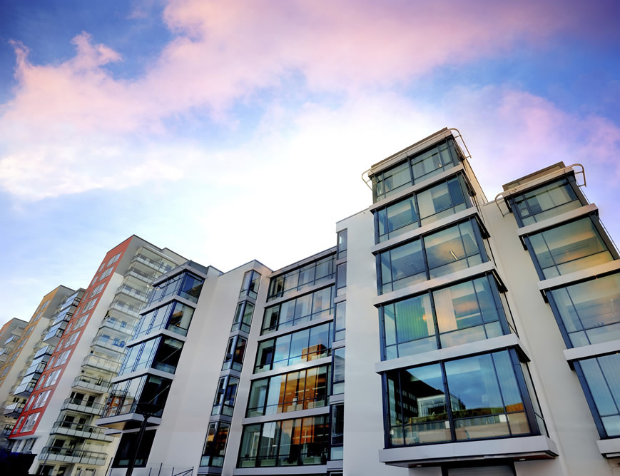 Modern Apartment Block